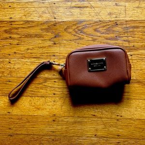 Michae Kors Camel colored wristlet